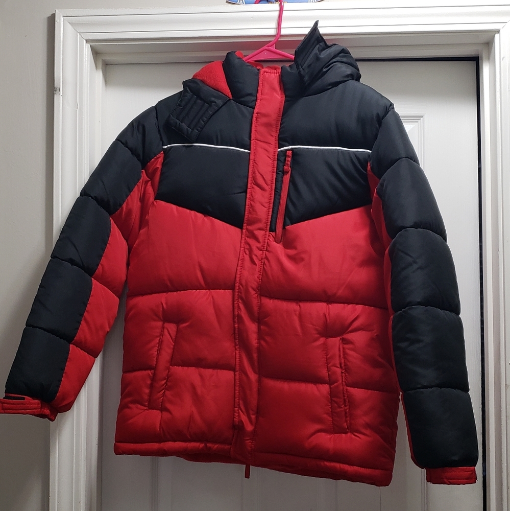 Arizona Jean Company Puffer Jacket Youth Size XL Full Hood Heavyweight Kids NWOT